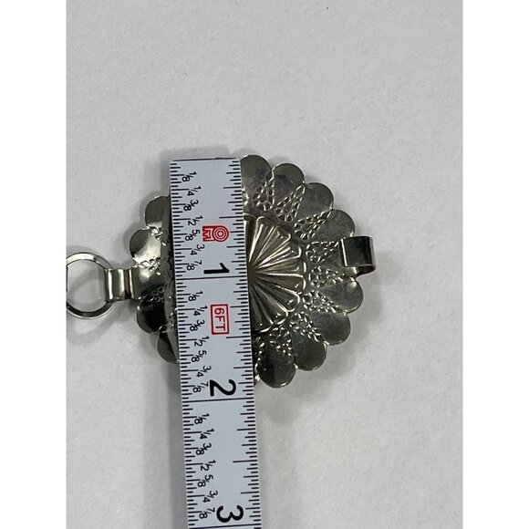 Vintage Womens Silver Concho Belt Western Style SKU 7512 - Picture 8 of 8